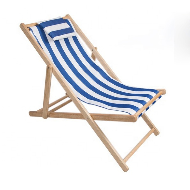 Yoho Wholesale Outdoor Garden Patio Furniture Foldable 3 position wood lounge deck chair beach chairs