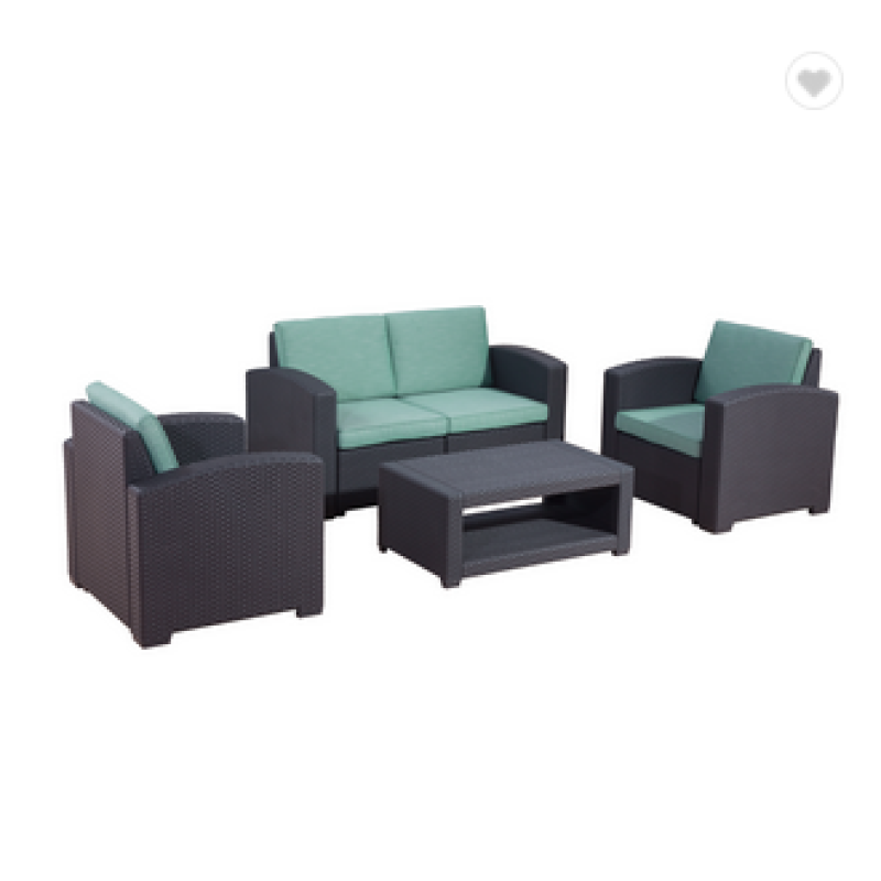 New model patio furniture sofa sets conversation loveseat chair set rope outdoor furniture