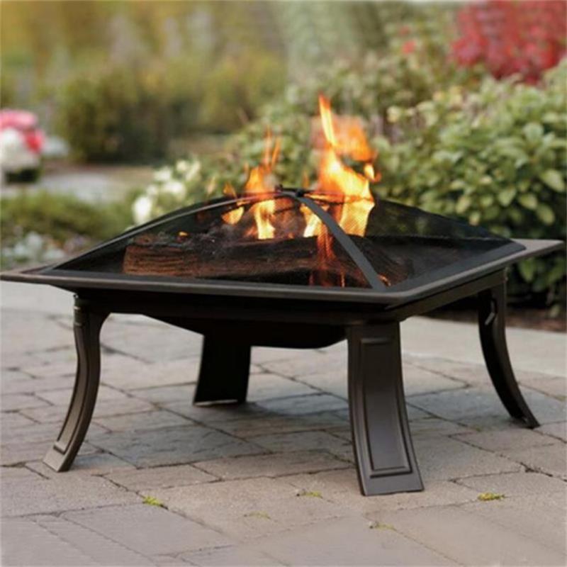 YOHO iron dome outdoor patio sphere garden globe fire pit flat pack fire pits wood burning outdoor