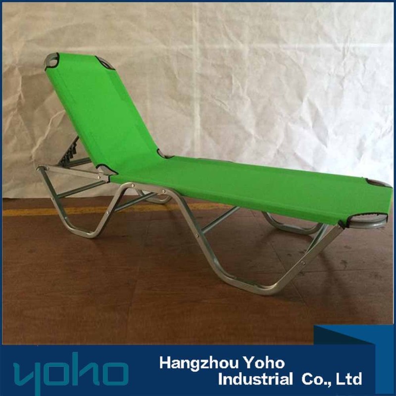 Outdoor Aluminum KD Sun Bed Folding Lounge Swimming Pool Chair