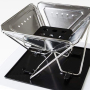 YOHO Hot Sale Korean Stainless Steel Portable Folding Charcoal BBQ Grill Outdoor Suitcase barbecue Camping grills