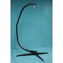 C Shape Steel  Hanging Hammock Woven Egg Chair Stand, Hammock Swing Chair Stand Outdoor