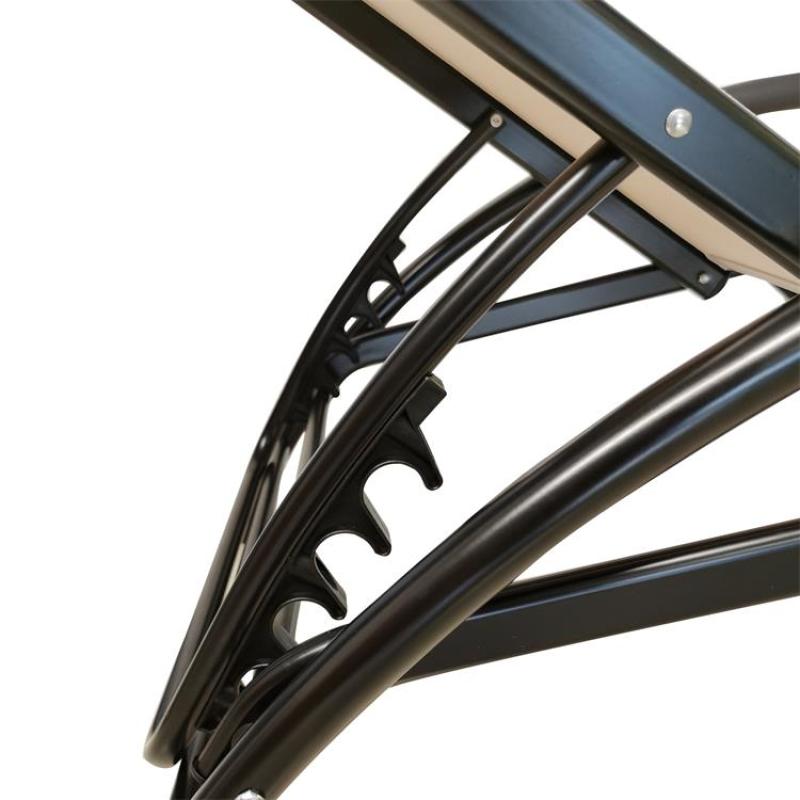 Outdoor Poolside Garden Beach Patio Metal Frame Multi-fuctional Fitness Sun lounger RECLINER fOLDING