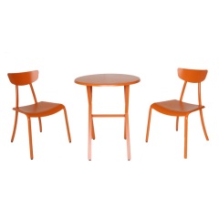 Yoho Wholesale Outdoor Bar Table Iron Mental 3 PCS Garden Bistro Set