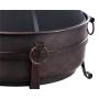 YOHO black fire pit high quality steel fire pit for patio