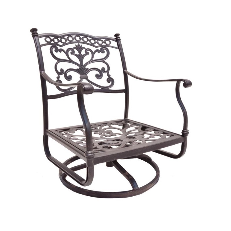 Modern Design Outdoor 5 year guarantee leisure Swivel chair Patio Furniture Garden Personal Chair Metal