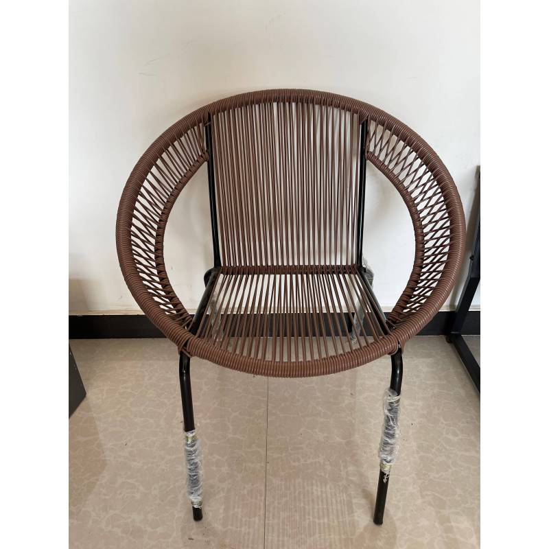 Outdoor Garden rattan Woven dining Chair Bistro garden rattan chair