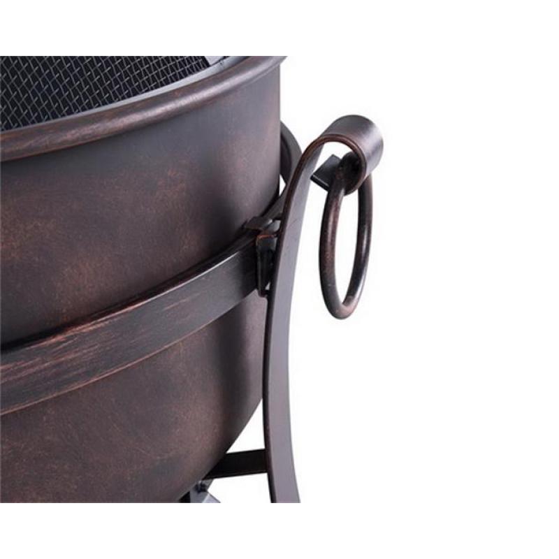 YOHO black fire pit high quality steel fire pit for patio