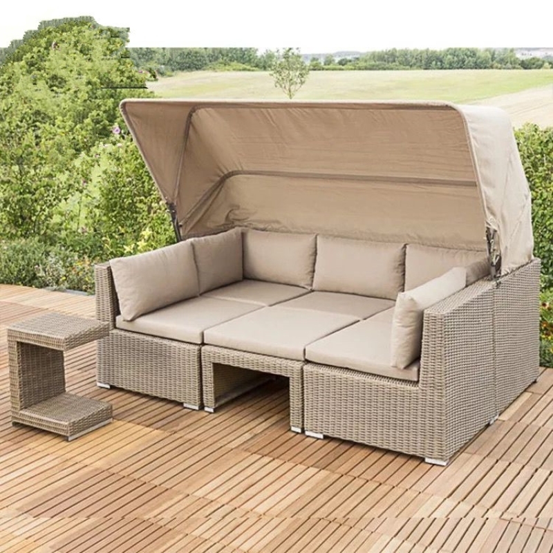Multifunctional outdoor garden patio rattan furniture sofa set furniture outdoor