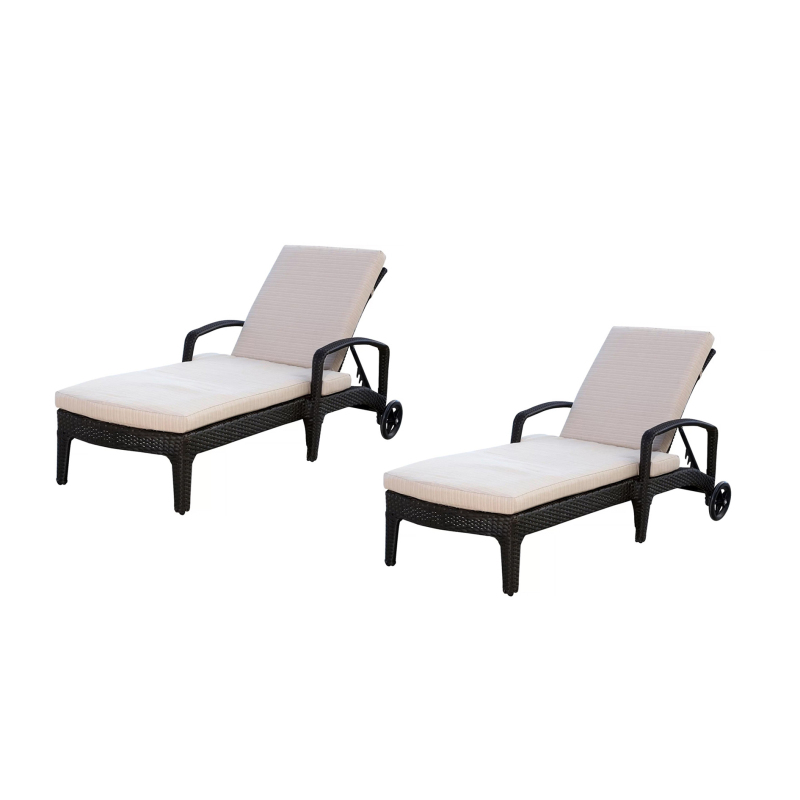 YOHO Hot Sale Outdoor aluminum PVC belt stacking pool side sun lounger beach reclining chaise lounge recliner chair