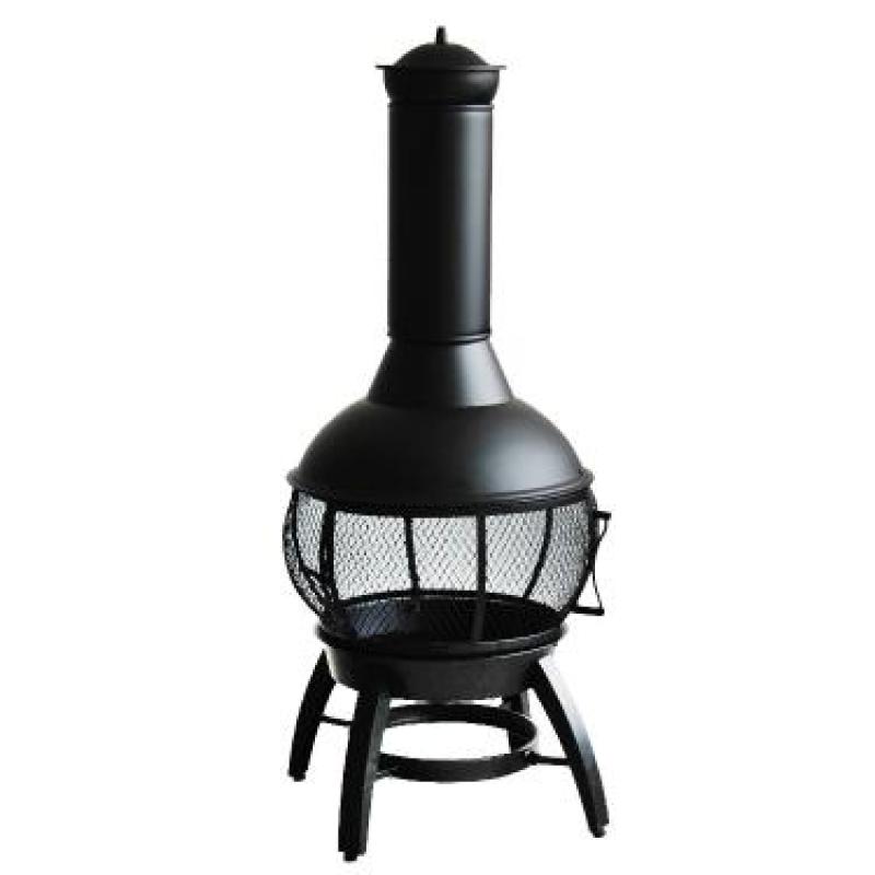 Modern Garden outdoor fireplace outside chiminea