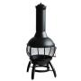 Modern Garden outdoor fireplace outside chiminea
