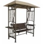 Outdoor patio garden loveseat chair  gazebo swing