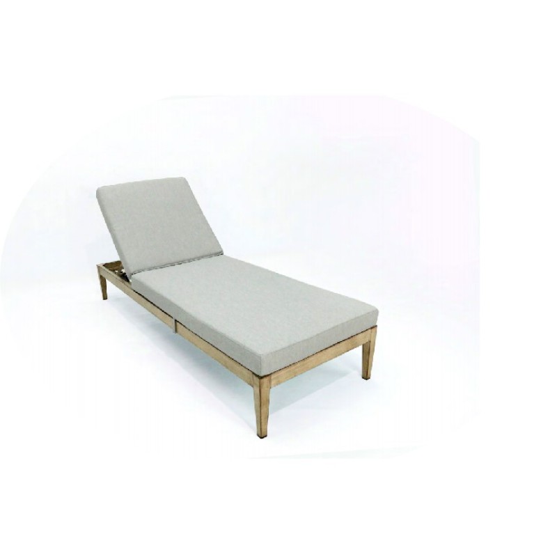 Outdoor garden extrude aluminum patio lounge chairse KD poolside beach sun lounger chair