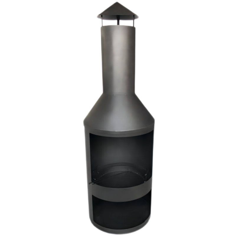 Outdoor Garden Warming Wood Burner 45cm Outdoor Steel Chimenea Backyard Patio wood burning stove