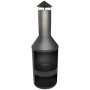 Outdoor Garden Warming Wood Burner 45cm Outdoor Steel Chimenea Backyard Patio wood burning stove