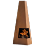 Outdoor Garden Warming Wood Burner 45cm Outdoor Steel Chimenea Backyard Patio wood burning stove