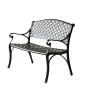 YOHO Hot sale full KD outdoor Patio love seat chair High Quality extrude aluminum Park bench
