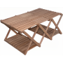 Outdoor Metal Trolley cart handled storage trolleys utility car Garden Patio Backyard  food layer trolleys with wheels