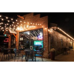 Roadside coffee shop little coffee house blue and white geometric pattern bistro set bar mosaic table with ceramic tile top