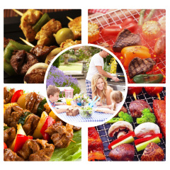 YOHO small cheap portable bbq grill set for outdoor garden