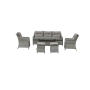 Waterproof 5 pcs Patio Rattan Sofa Garden Sofa Outdoor Furniture Cafe Sofa Set