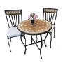 Outdoor Patio Garden Mosaic Bistro Table And Chairs Furniture And Mosaic Table Tops