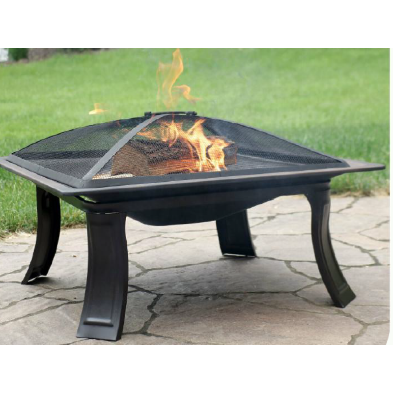 YOHO iron dome outdoor patio sphere garden globe fire pit flat pack fire pits wood burning outdoor