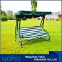 Garden Two Persons Rattan Seat Hanging Patio Swing Chair with Canopy