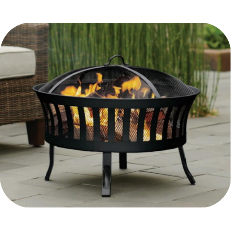 YOHO backyard metal fire pits portable large fire pits outdoor for camping