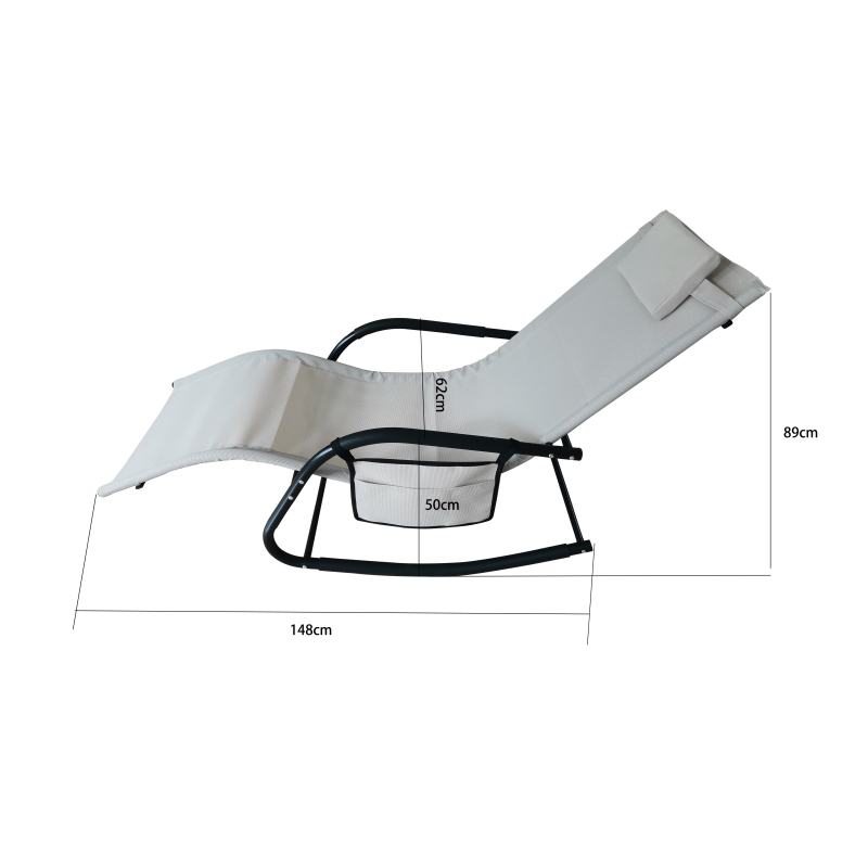 Outdoor leisure sun lounger swimming pool chaise folding lounger recliner zero gravity chairs