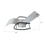 Outdoor leisure sun lounger swimming pool chaise folding lounger recliner zero gravity chairs