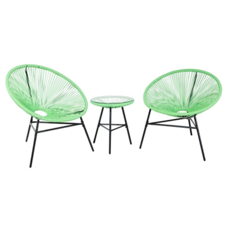 Indoor Outdoor Rattan Acapulco Woven Lounge Chair, All-weather Patio Pear Shaped Weave Chair,colorful Acapulco Accent Chair