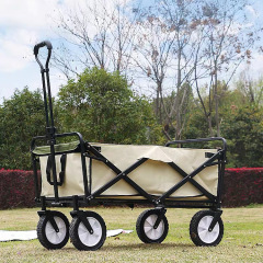 Customized Outdoor Camping Cart Folding Rolling Carts Camping Wagon