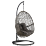 Yoho High Quality Patio Swings Egg Chair Wicker Rattan Swing Seat Furniture Outdoor Patio Swing Chair With Bed Design