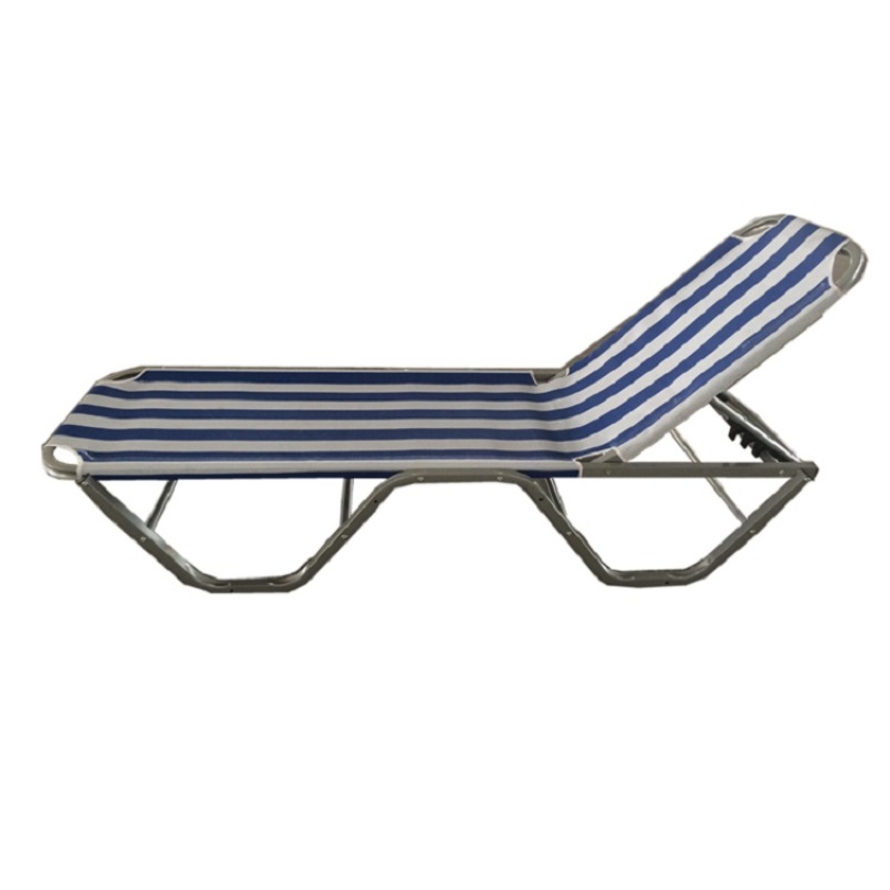 Wholesale beach chair outdoor lounge modern chair alu comfortable folding deck chair