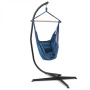 C Shape Steel  Hanging Hammock Woven Egg Chair Stand, Hammock Swing Chair Stand Outdoor