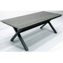 Modern White Plastic Dining Table Wooden Plastic  Table For Dining With High Quality