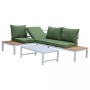 Modern Patio outdoor garden Aluminum Sofa Set Sectional Metal sofa set