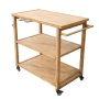 Outdoor Metal Trolley cart handled storage trolleys utility car Garden Patio Backyard  food layer trolleys with wheels