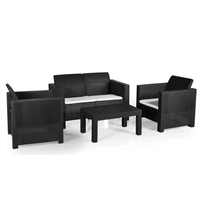 New model patio furniture sofa sets conversation loveseat chair set rope outdoor furniture