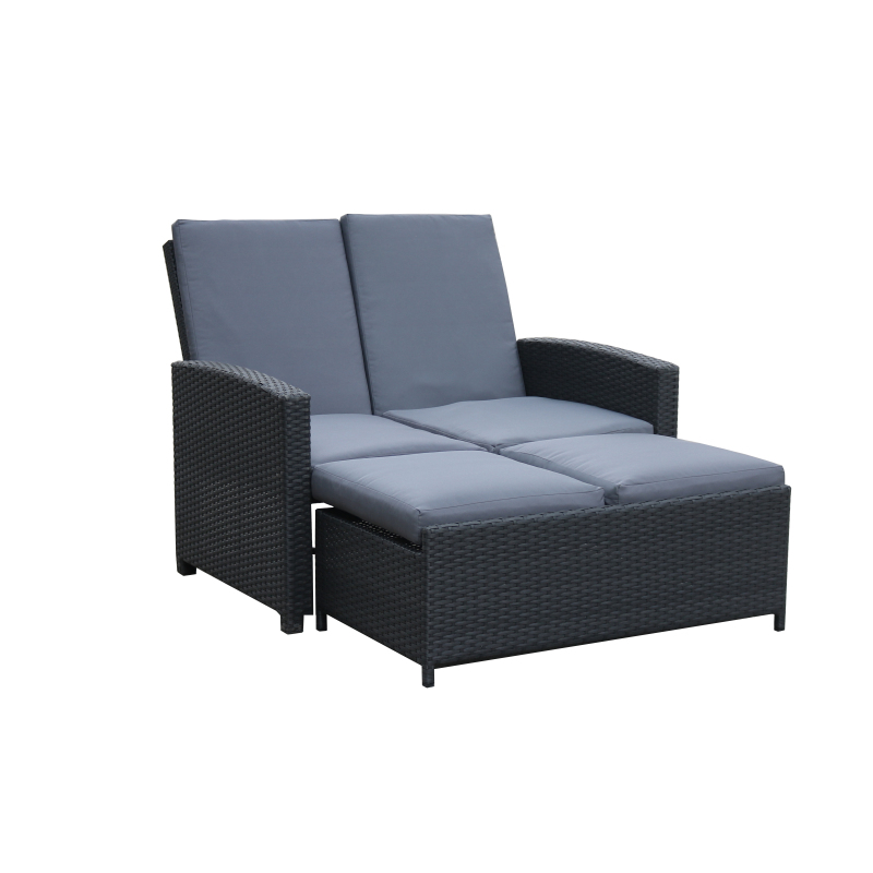 Patio furniture outdoor  leisure multi-function rattan sofa