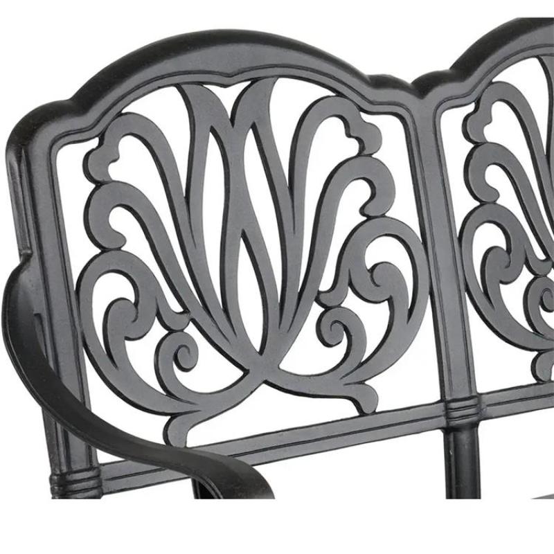 All-Weather Hot Sale Beautiful  Cast Aluminium Patio Garden Metal Furniture sofa set designs sofa