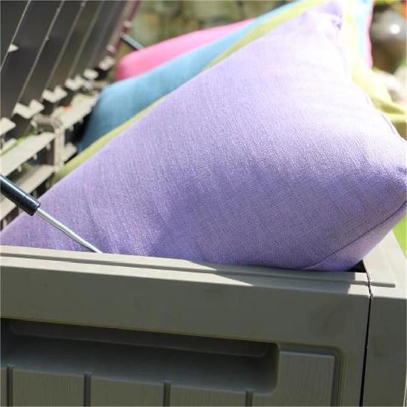 YOHO Hot Sale Outdoor New Design PP Plastic Locker Garden Decoration Plastic High Capacity Shoe/Toy/Pillow/Tool Storage Box