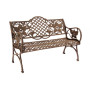 High Quality Cast aluminum Antique Bronze Garden Park Bench