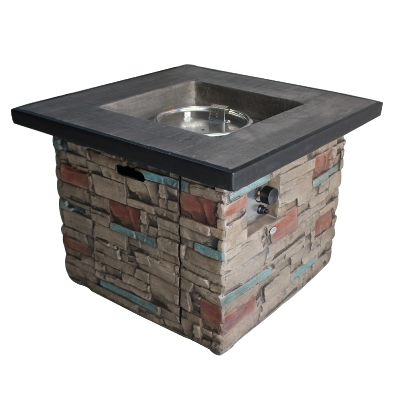 New Design Outdoor   Indoor  Fire Pit Table rectangle gas fire pit for garden