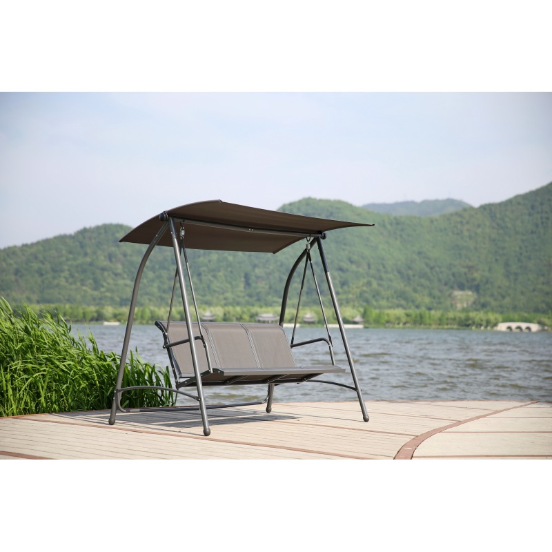 YOHO Hot Sale wholesale Outdoor patio swings garden hanging chair leisure kids swing hanging chair with canopy
