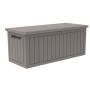 YOHO Hot Sale Outdoor New Design PP Plastic Locker Garden Decoration Plastic High Capacity Shoe/Toy/Pillow/Tool Storage Box