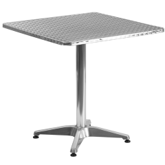 Wholesale height adjustable aluminum outdoor camping round bar tea table