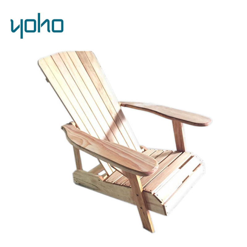 Wooden Chair Slats Outdoor Adirondack Modern Chair Wood Garden Furniture Lawn Patio Deck Seat
